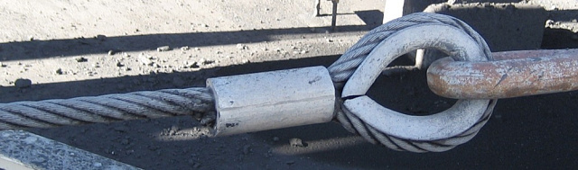 Коуш для троса 30x85 мм ГОСТ 2224-93